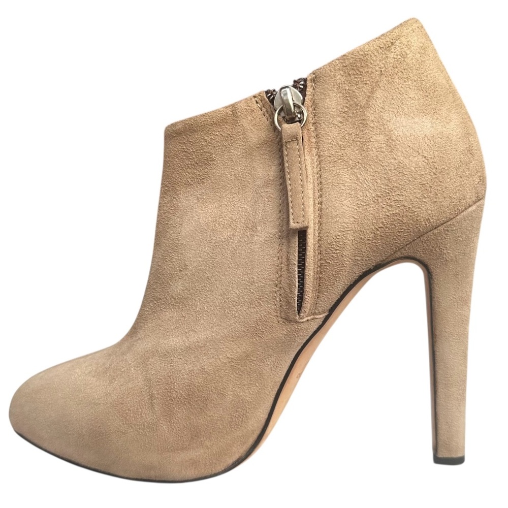 Giuseppe Zanotti Cindy Suede Leather Ankle Bootie Beige Taupe Stiletto Heel US 6 - Picture 4 of 17